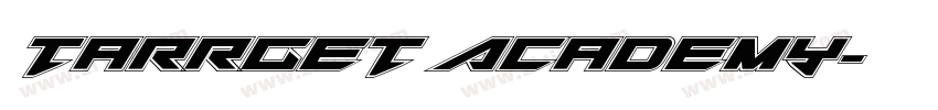 Tarrget Academy字体转换